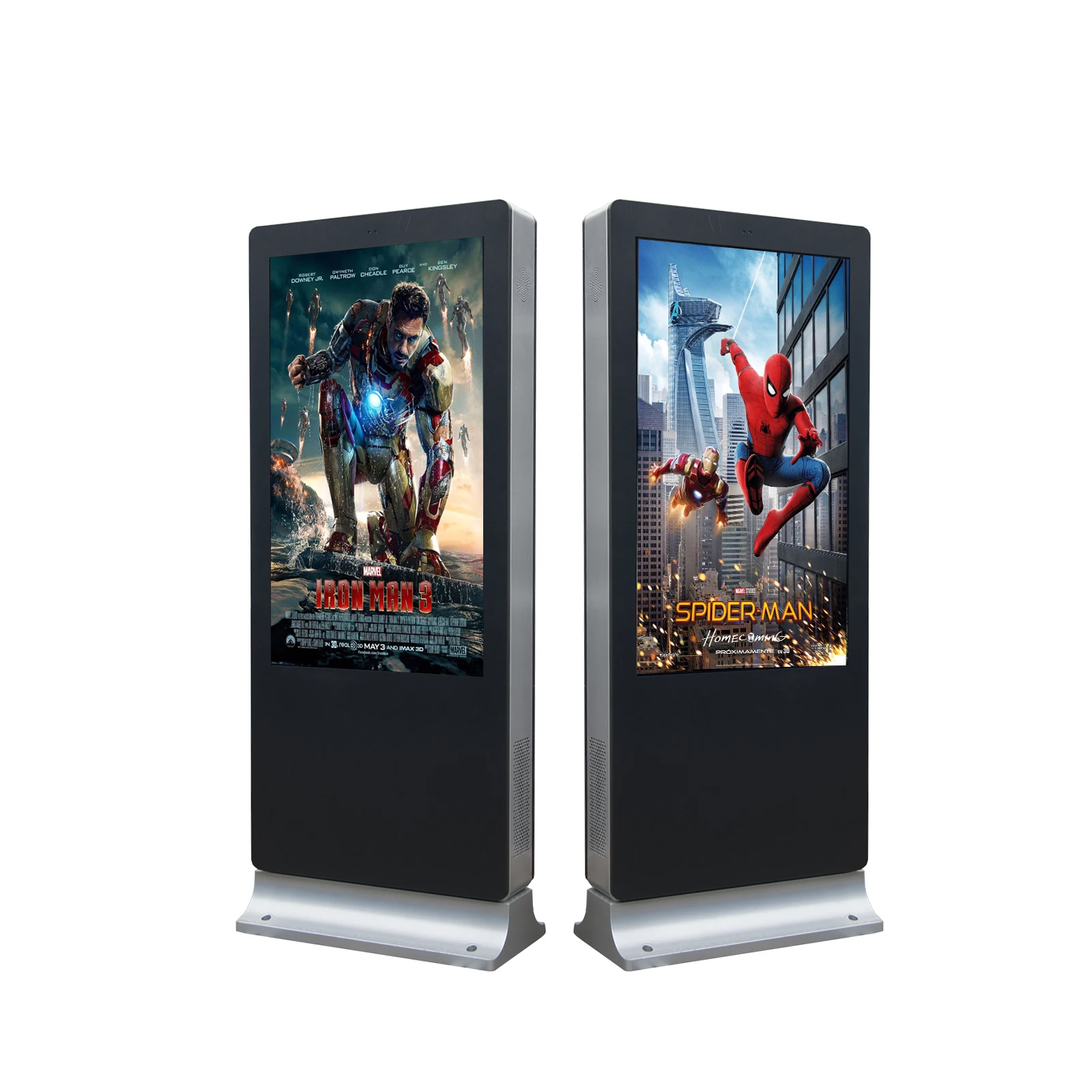 55/65 Inch Outdoor Capacitive LCD Video Digital Kiosk Waterproof Interactive Advertising TV Touch Screen