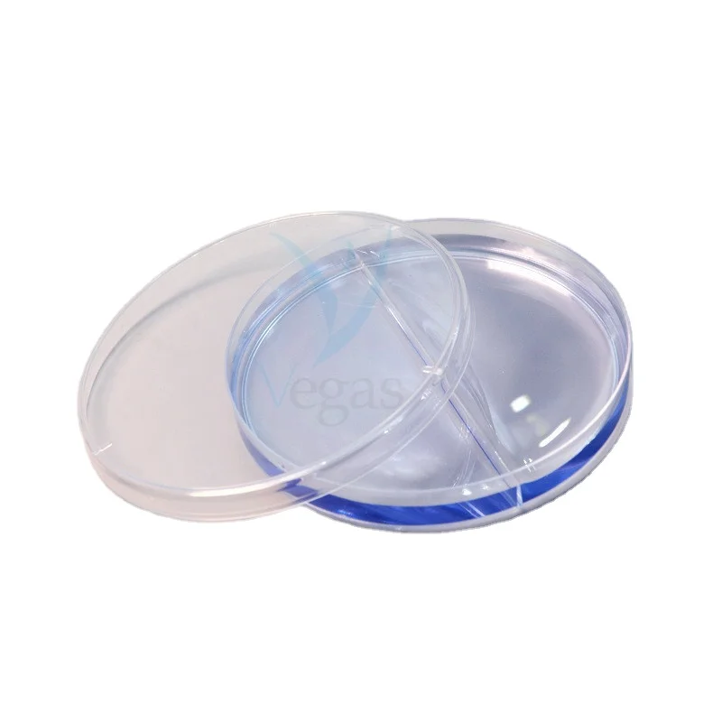 PS plastic Petri dish 90mm*15mm Culture micro-organisms Medical Lab petri dish 90mm sterile Disposable petri dish 90mm