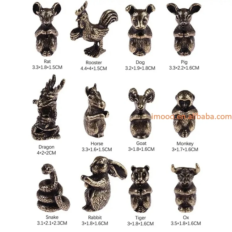 Factory Price Incense Burner Chinese Zodiac Animal Joss-Stick Incense Plate Sandalwood Coil Base Temples Studios Home Decoration