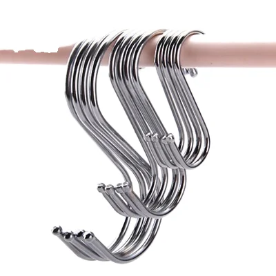Custom Metal Polish Plain Finish S Hook for Heavy Industry & Home Use Eye Slip Hook