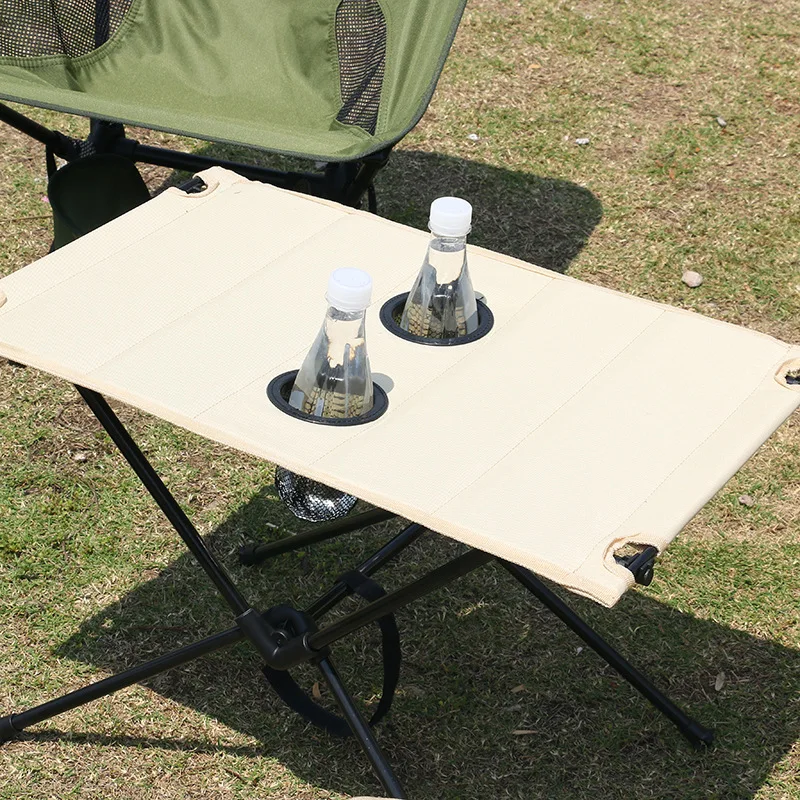 Lightweight Hiking BBQ Beach Camping Foldable Backpacking Table Small Folding Outdoor Camping Aluminum Mini Table