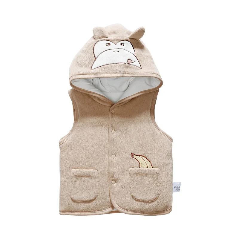 
Winter Safety Kids Sleevlees New Born Baby Vest With Hood 