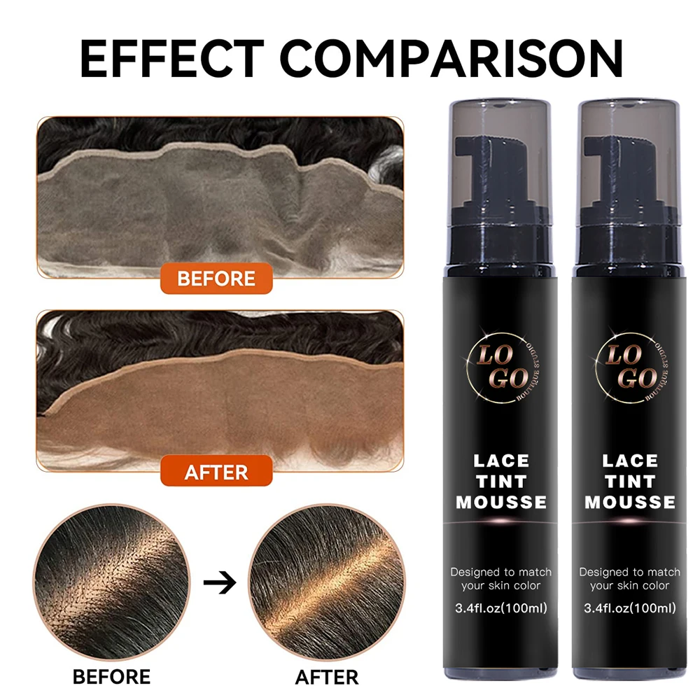 Custom Lace Glue Wax Stick Glue Remover Lace Tint Spray Lace Wig Install Complete Making Install Wig Installation Kit