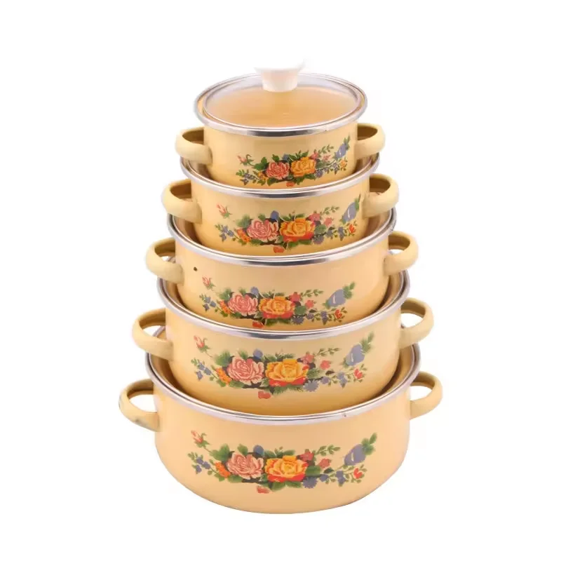 673DG 5 pcs set New Design  Series Product Kitchenware  Pot Casserole Set  Casserole Pots
