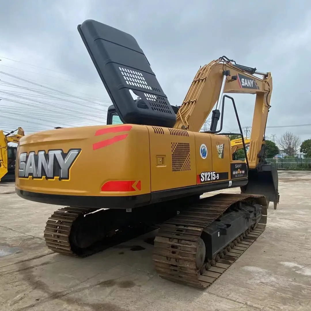 Лидер продаж в африканском стиле sany sy 215-9 экскаватор-гусеничный экскаватор часы работы хорошем состоянии