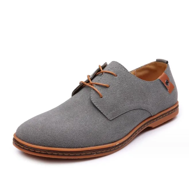 UP-0168J 2023 new design mens suede leather casual shoes lace up dress business shoes