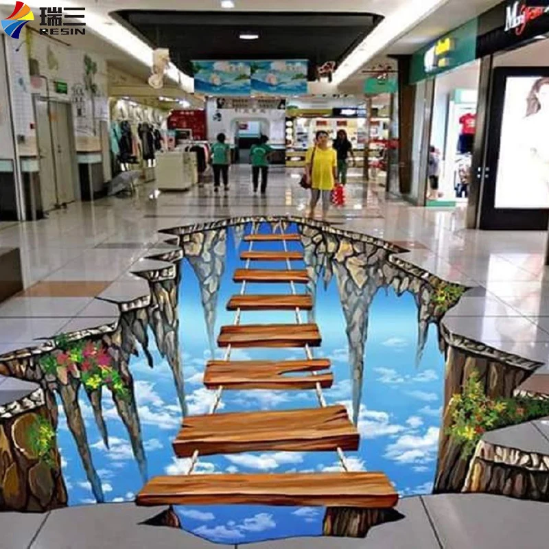 Best Clear Epoxy Resin 3d Epoxy Floor For Bathroom Floor