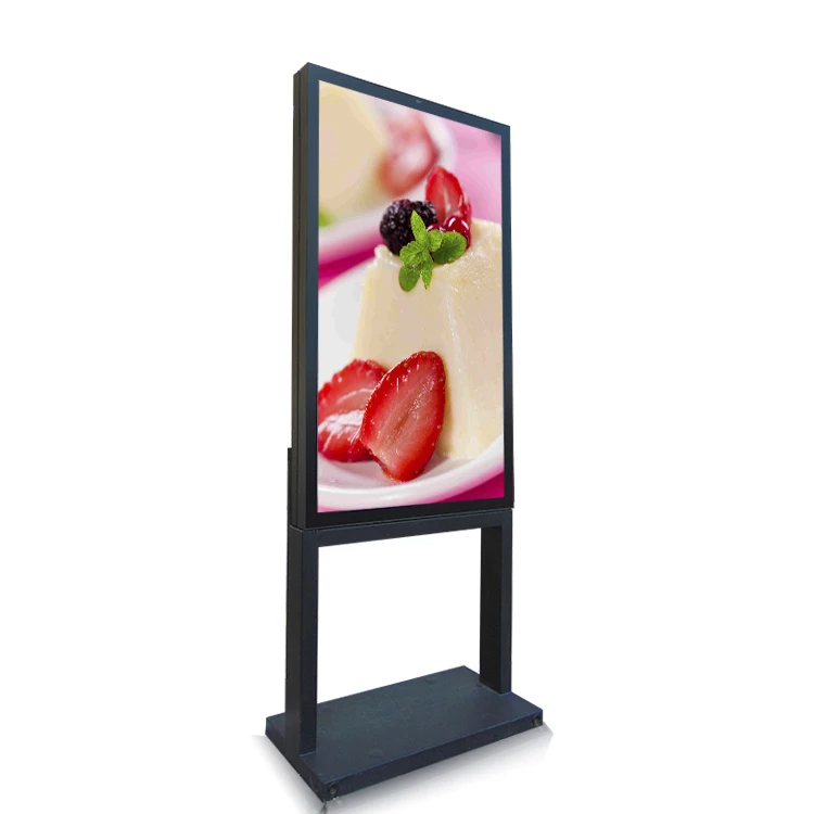 Вертикальный Водонепроницаемый Android digital signage LCD рекламный сенсорный дисплей ультра-тонкий HD открытый 1920*1080 плеер
