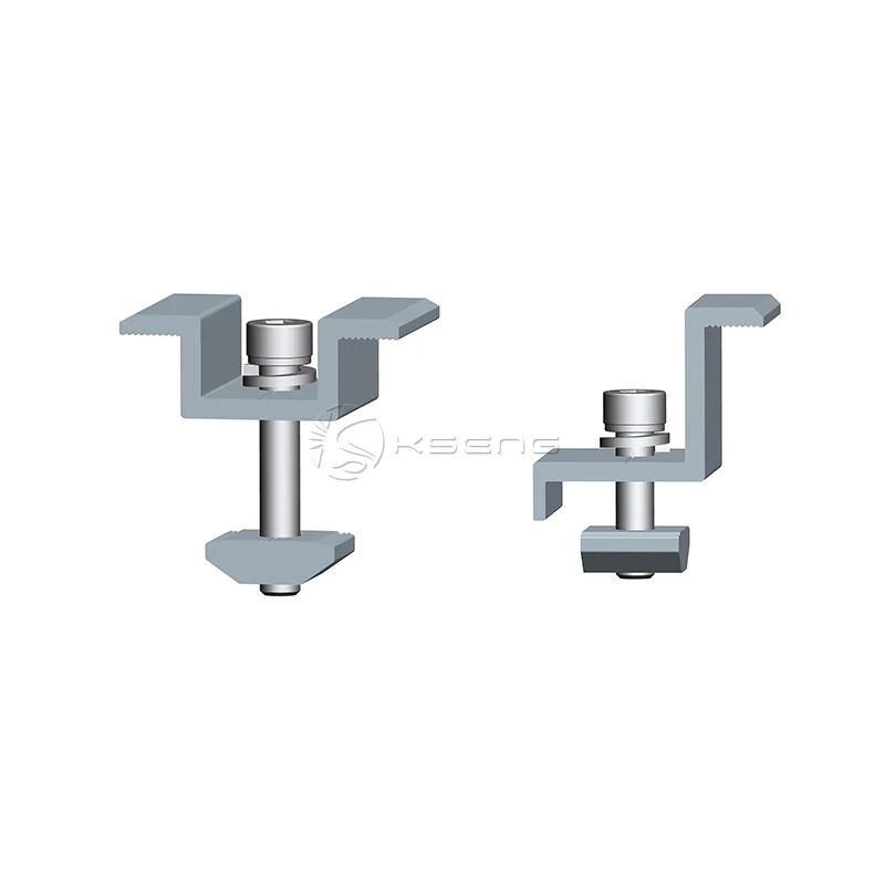 OEM custom aluminum profiles solar rack clamp solar panel mid clamp rack for solar panel