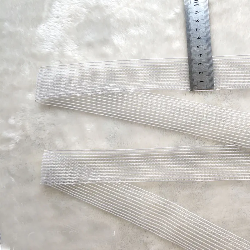 ES001 Hot sale black white medical band fishing yarn braid mesh elastic