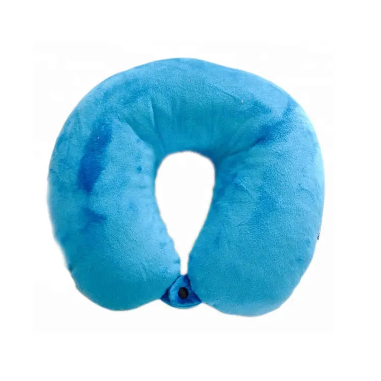 Wholesale Cheap Custom Print Rest Nap U Shape Memory Foam Travel Neck Pillow