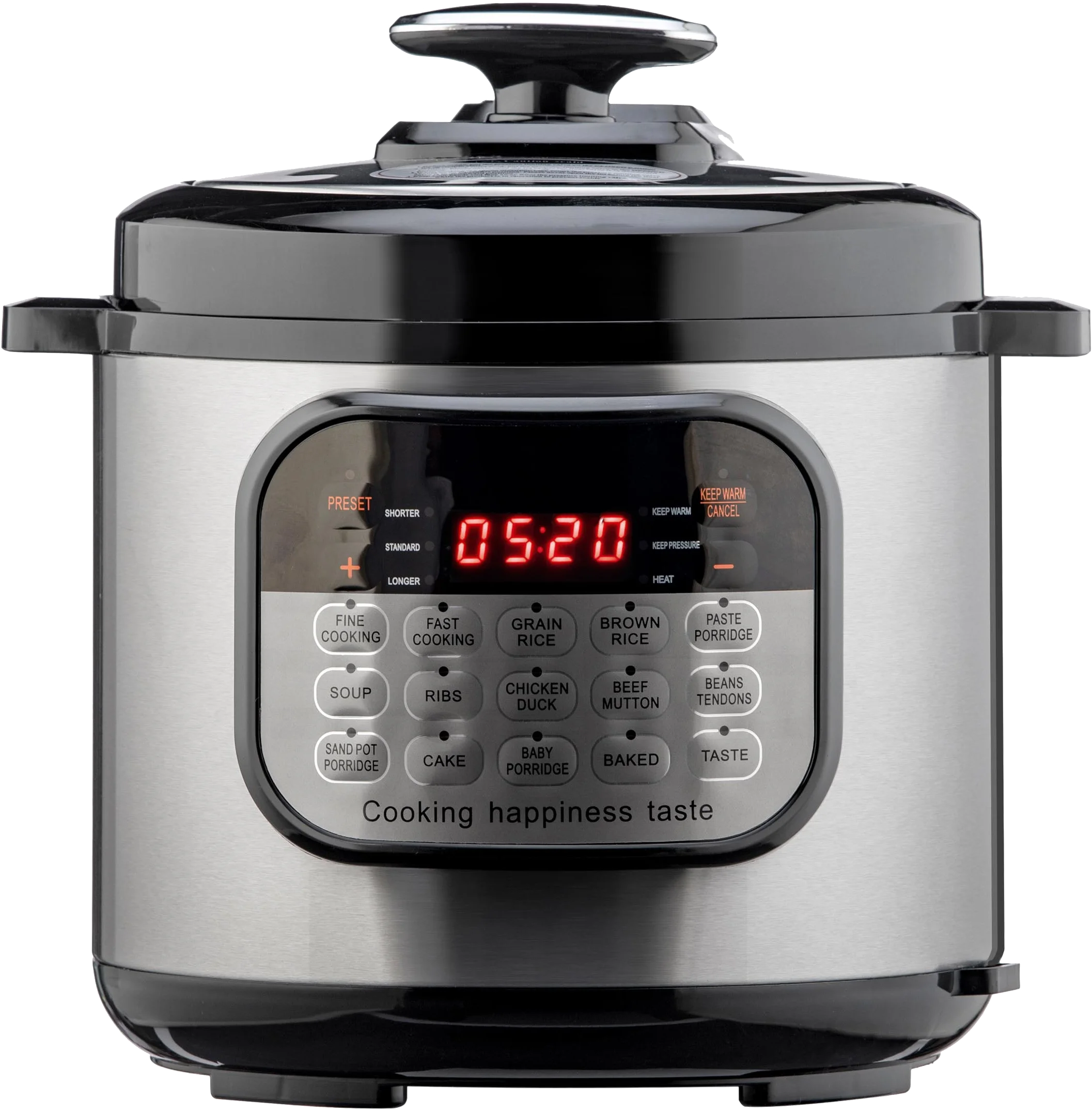 modern design realistic type  5 L stainless steel electric pressure cooker with ETL/C-ETL/CB/CE