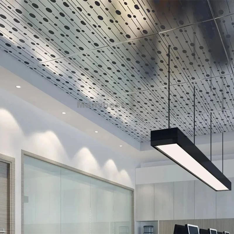 Character Office Decoration Perforated Aluminum Ceiling 3d Aluminum Panel Interior exterior