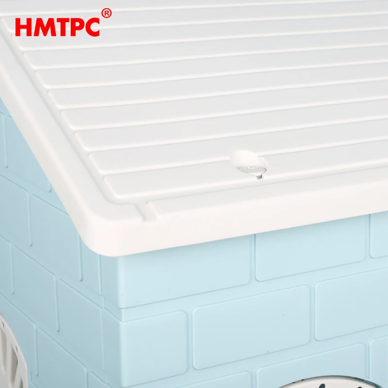 Luxury Outdoor Detachable and Washable PP Plastic Dogs Kennel Pet Cages & Houses for Dog Cat