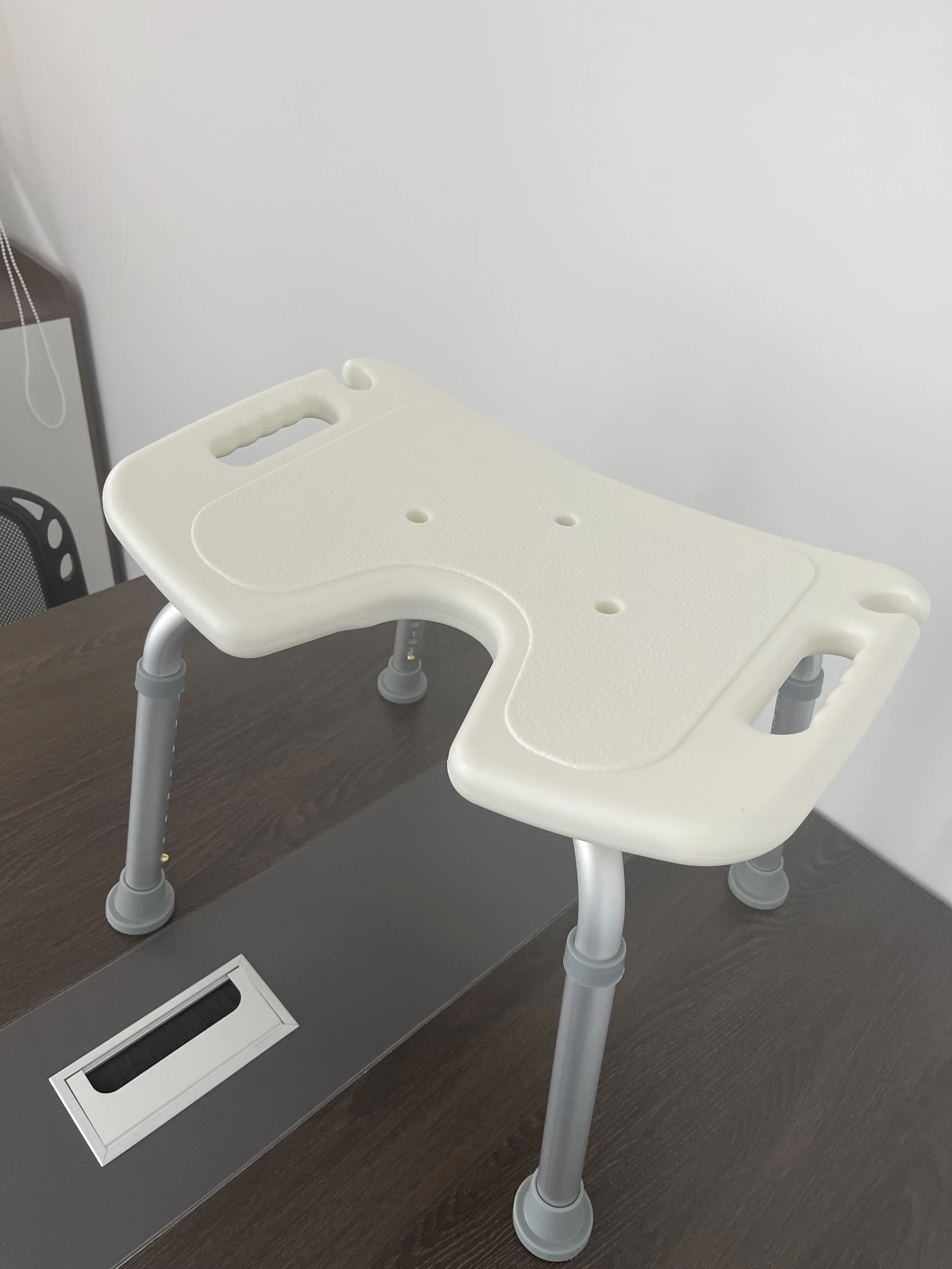 Aluminum adjustable height bench seat chair shower chair bath chair for elderly