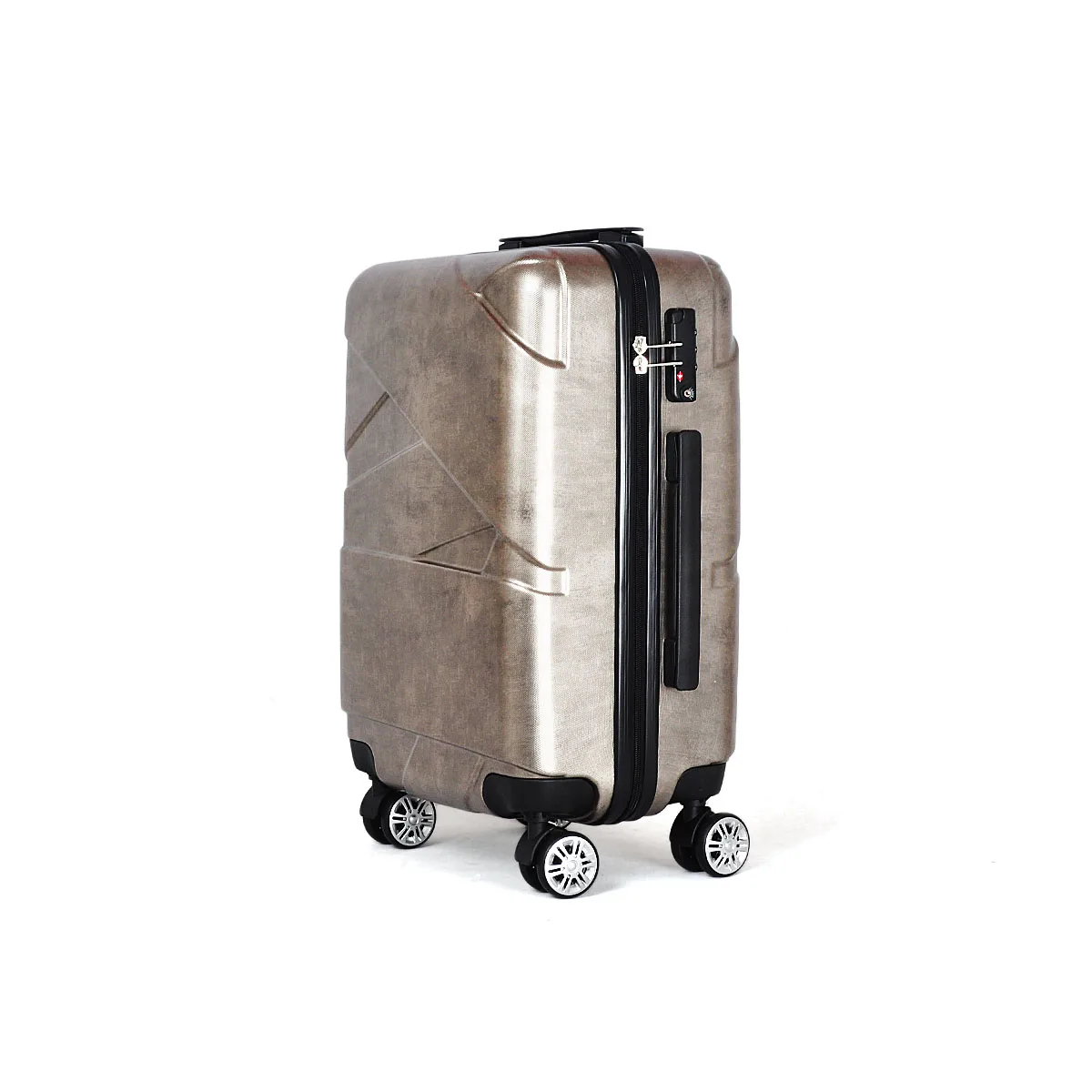 Custom Luggage Travel Suitcase PC Spinner Polycarbonate Luggage Sets 3 pcs Suite Case