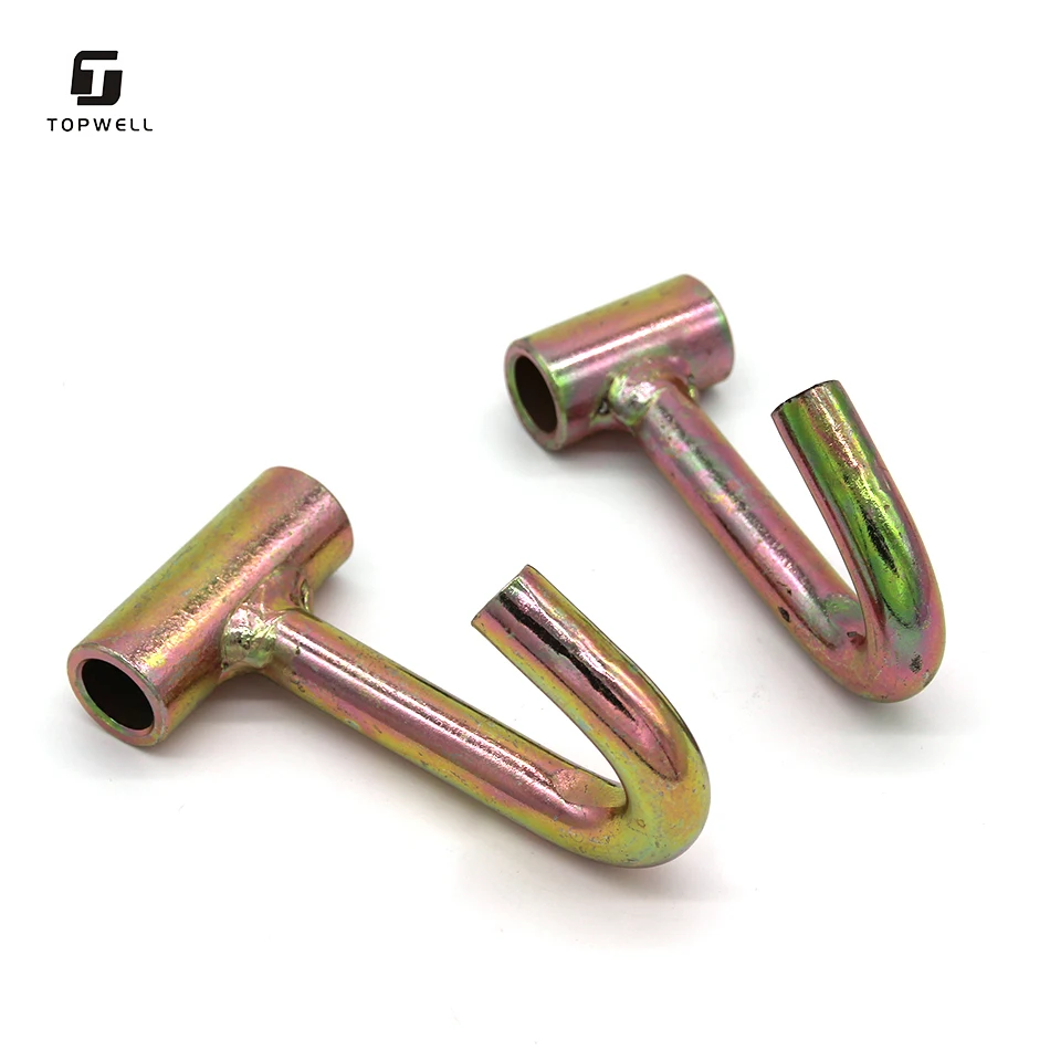 Finger Print 1.5 Inch Steel With Tube Single Metal J Hook