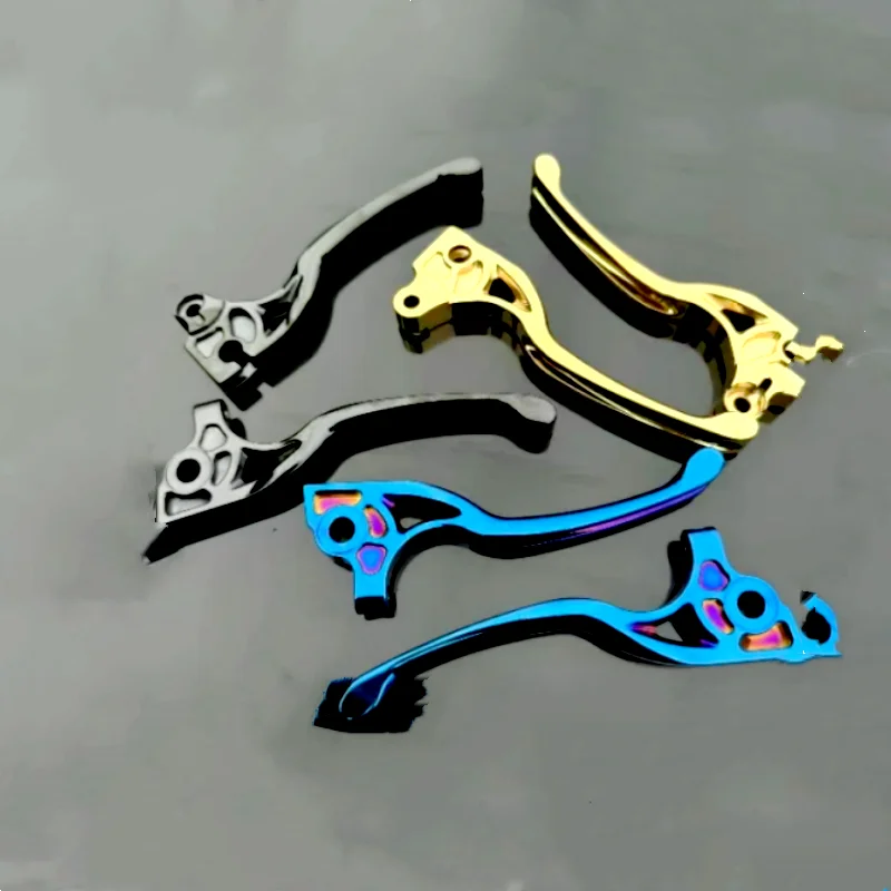custom CNC Gr5 colorful Titanium motorcycle clutch brake lever parts