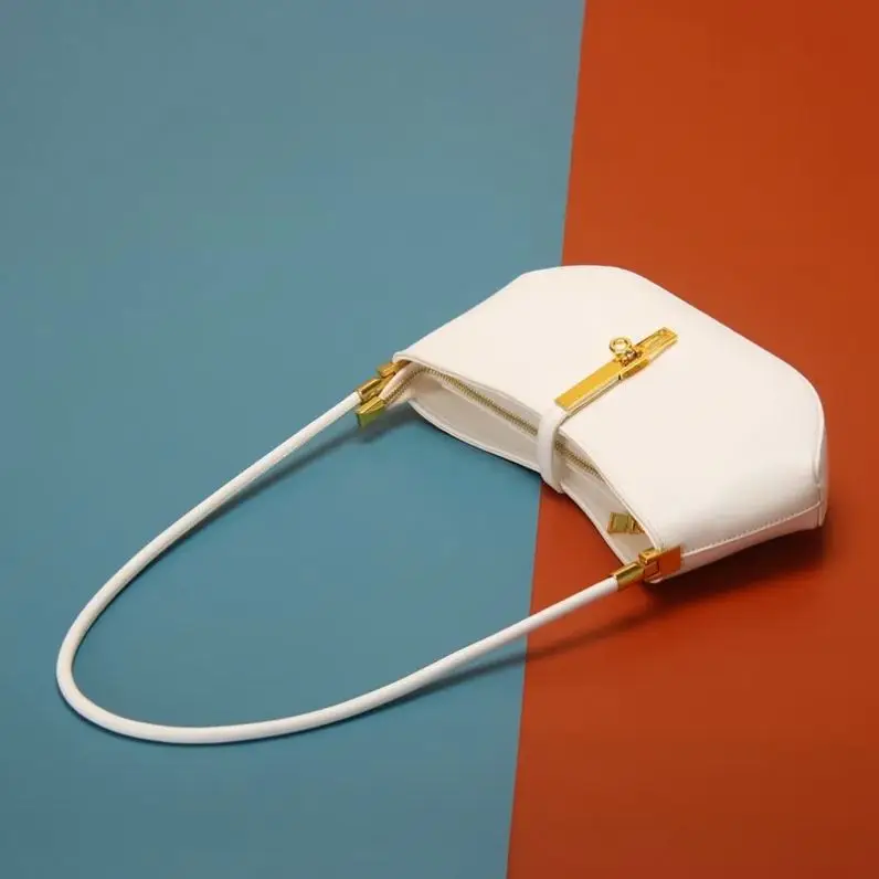 Jelly One-Shoulder Armpit Handbags Online Shopping Personalized Logo French All-Match Solid Color Handbags