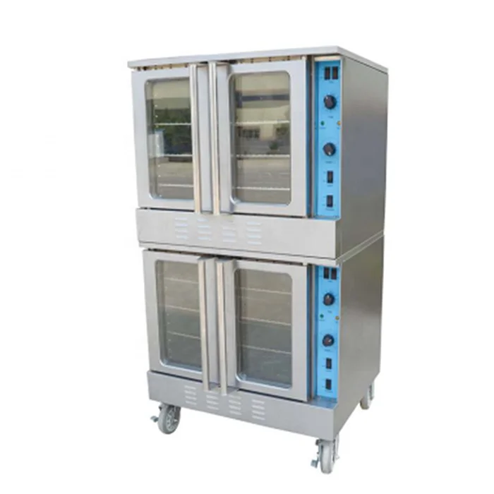  Газовая конвекционная печь в американском стиле (два слоя) новый стиль тостер для хлеба из нержавеющей стали