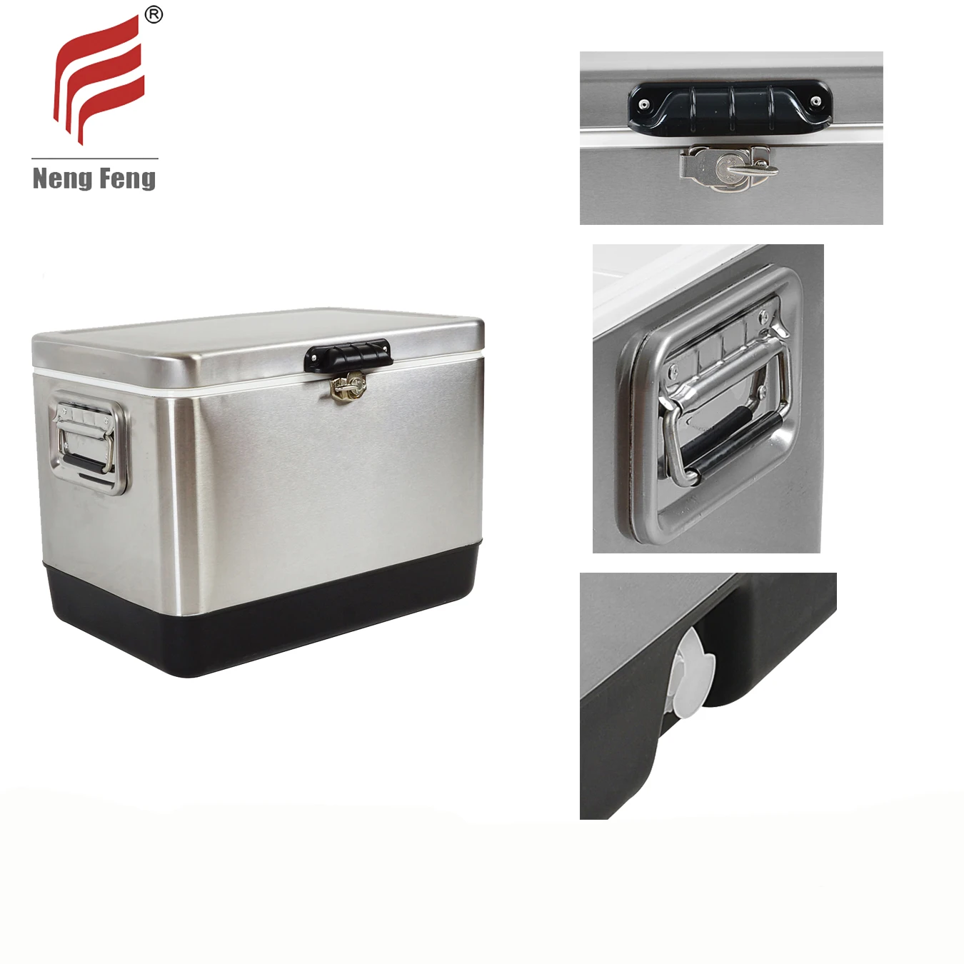 2023 new 40L cooler box insulated box custom ice cooler camping accessories wine/beer cooler for camping