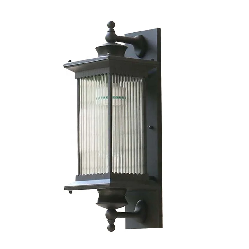 european style aluminum  waterproof outdoor wall lamps