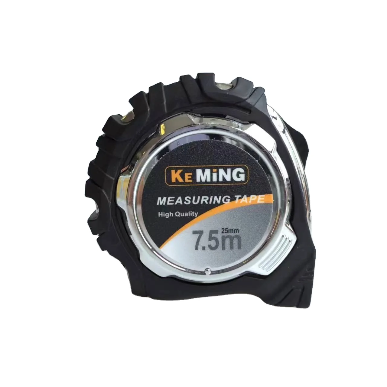 7.5m 25ft PVC Cover Tape Measure Two Lock Thicker Blade Measuring Tape UV Chrome Plated Case Meter