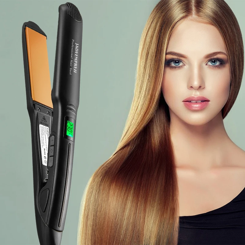 Custom Logo PTC Heater Hair Straightener Professional Portable Flat Irons Electric