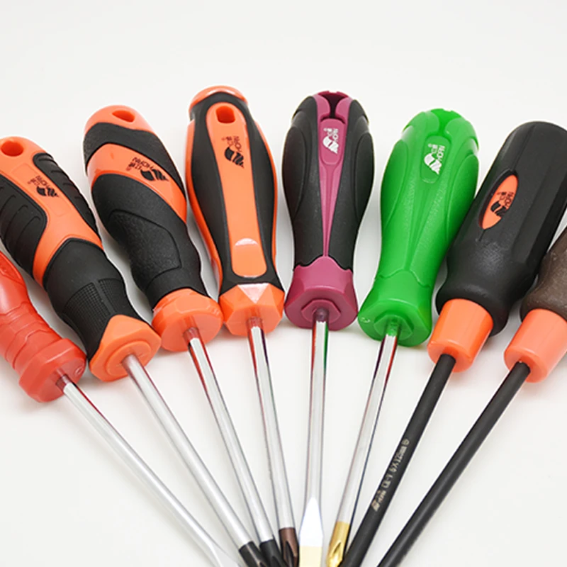 PP/TPR Handle Best Quality Cr-V Screwdriver  PH/SL/Torx S2 screwdriver