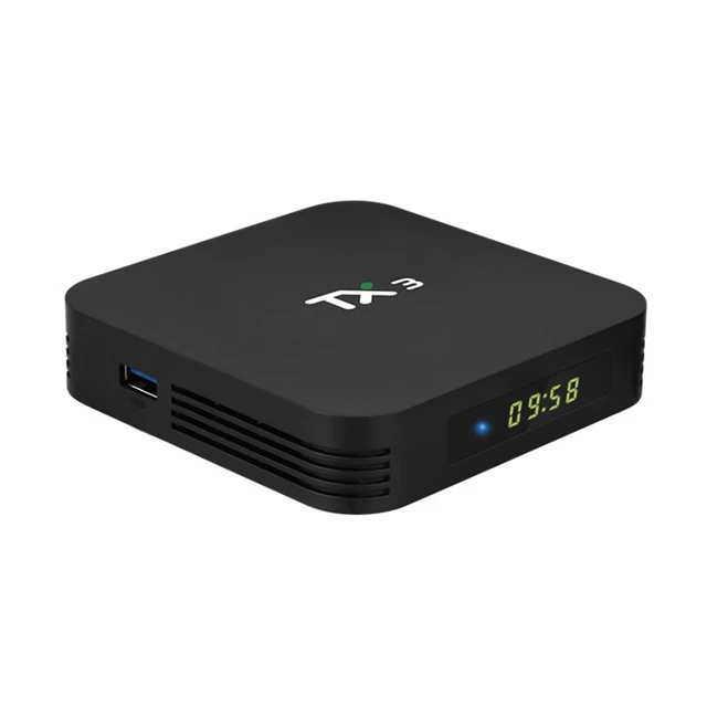 OEM/ODM ANDROID 9.0 4GB 32GB Dual wifi 4k Amlogic S905X3 OTT TV BOX FROM China