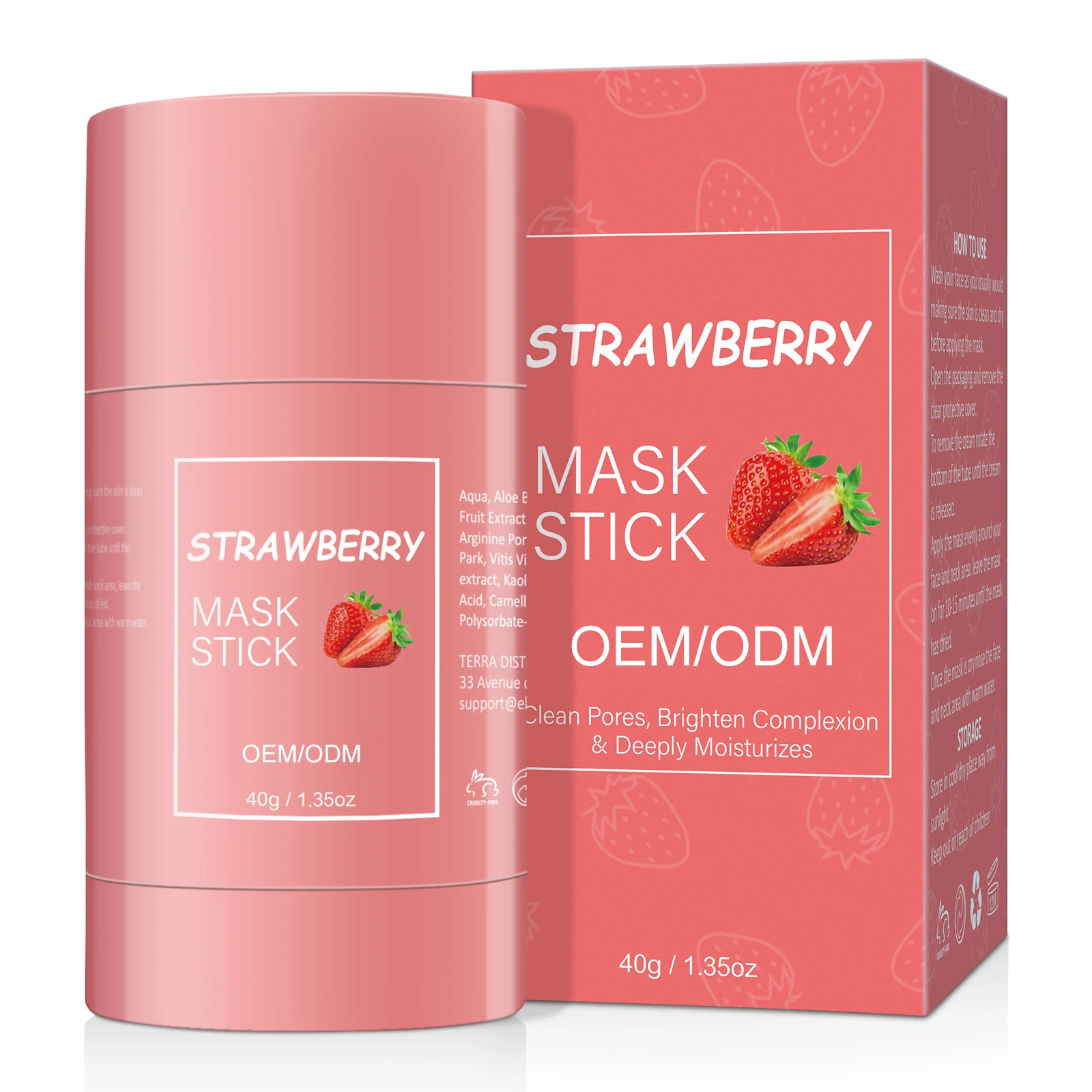 OEM Private Label Organic Hyaluronic Acid Facial Maskss Stick Cleans Pores Moisturizes Whitening Facial Maskss Stick  Set