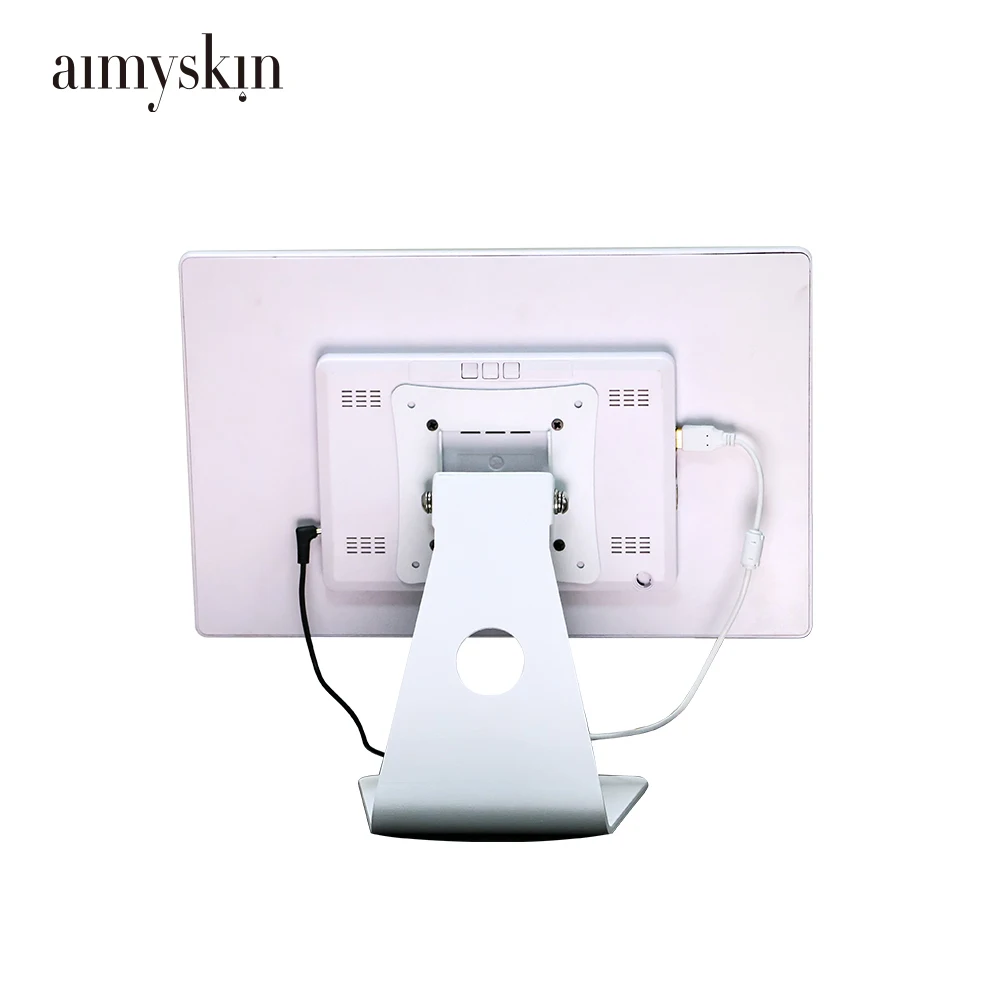 Multi language cosmetics chains products products recommendation report face scanner skin analysis machine Hair Camera Analyzer
