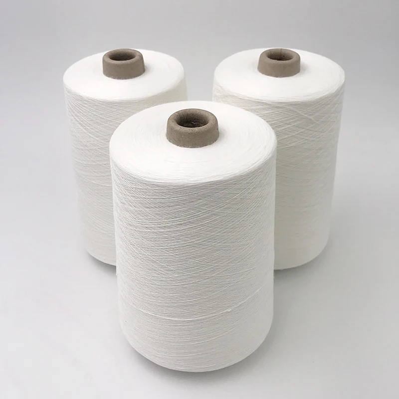 
Flame retardant spun yarn 55% Protex c modaacrylic 45%cotton raw white for knitting or weaving  (1600080160064)