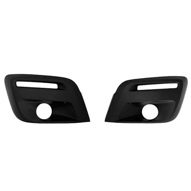 Black Right-Left Kit Front Bumper Moulding With Holes For Fog Lights For Peugeot Partner 2015 Citroen Berlingo 2015
