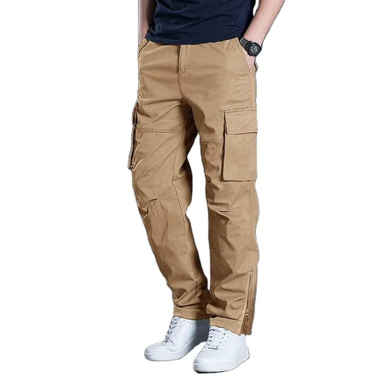Cheap price loose fit Quick Dry fashion casual cotton cargo multiple pocket men cargo pants. Made in Bangladesh