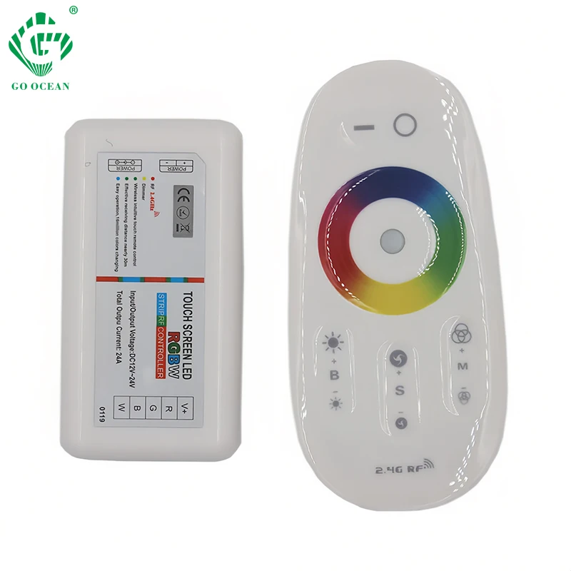 DC12v-24v сенсорный экран светодиодный диммер RGB полосы света умный беспроводной контроль RF контроллер