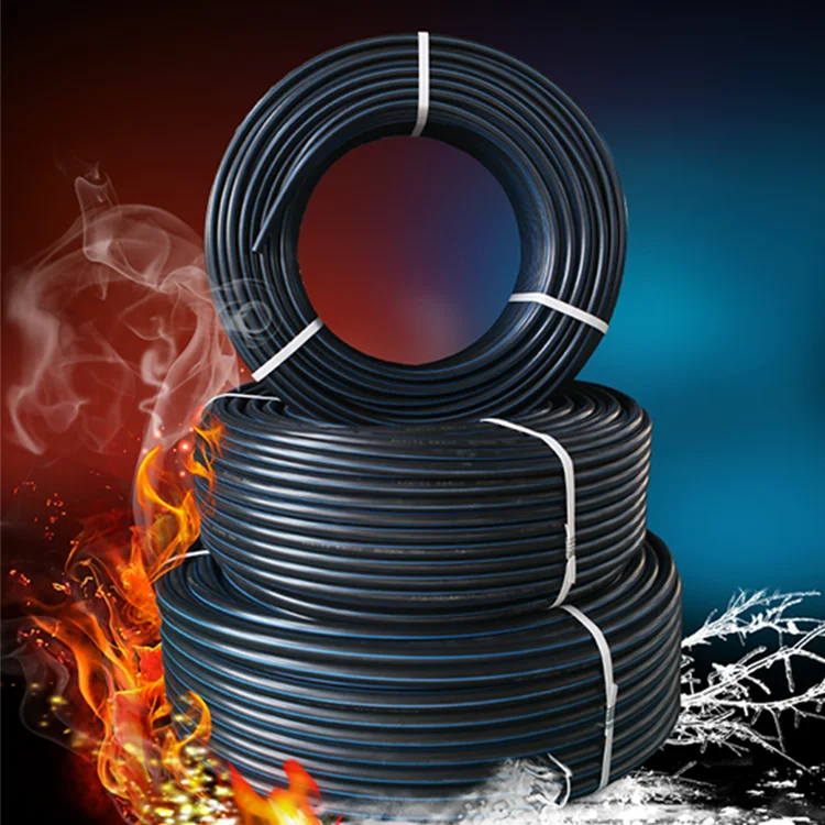 1inch 2 inch polyethylene Irrigation Small Diameter HDPE rolled pipe rubber hose PE irrigation tube black plastic coil pipe