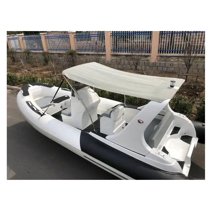 
Liya 20feet Durable PVC Rigid Inflatable boats Fiberglass Rib 580 Boat 