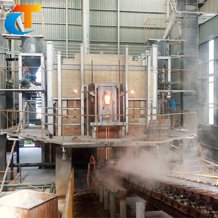 Compact structure high efficiency glass melting sodium silicate machine
