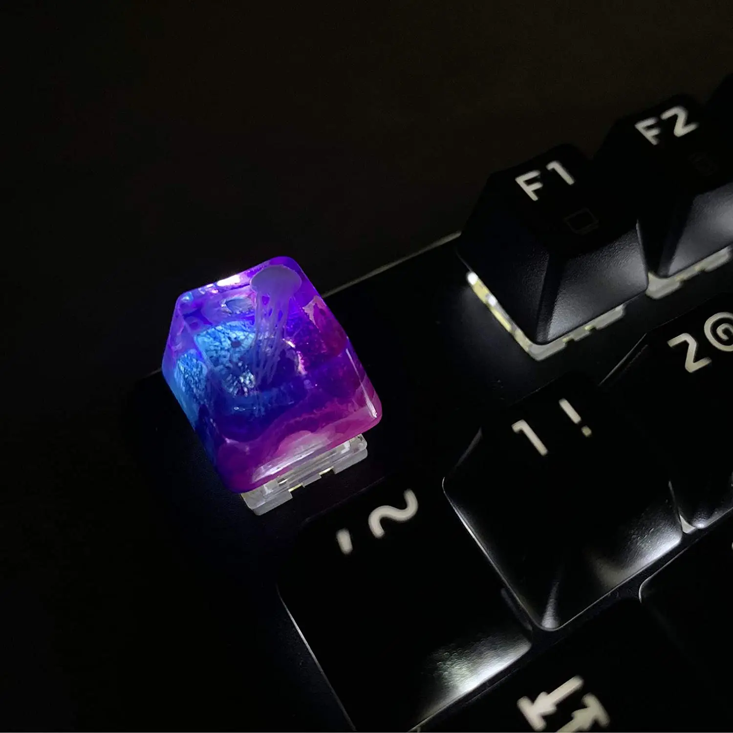 Механическая клавиатура колпачки для клавиш ручной работы из смолы Jelly механической клавиатуры