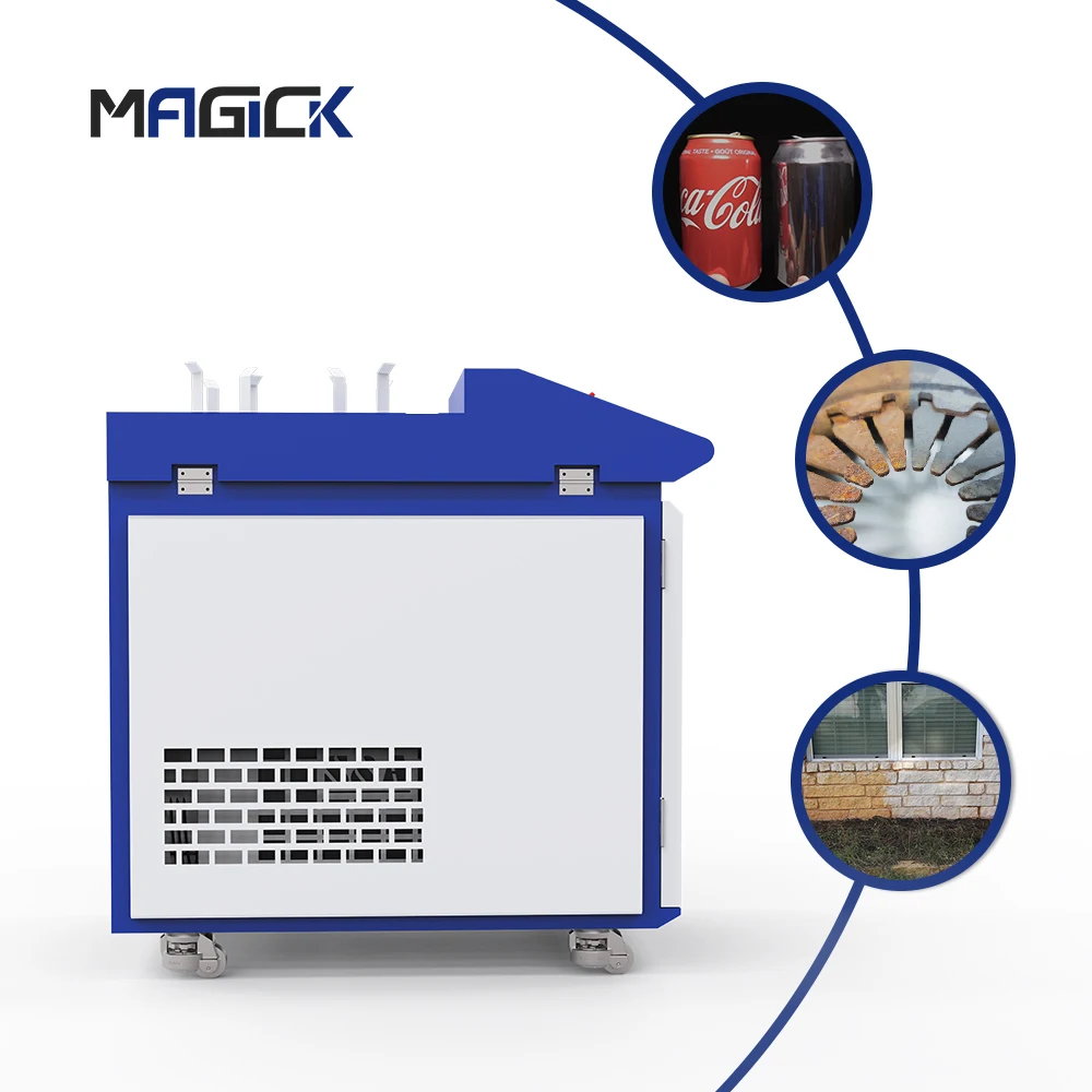 1500w Portable handheld fiber laser cleaning machine Rust Removal cleaning machine for metal surface