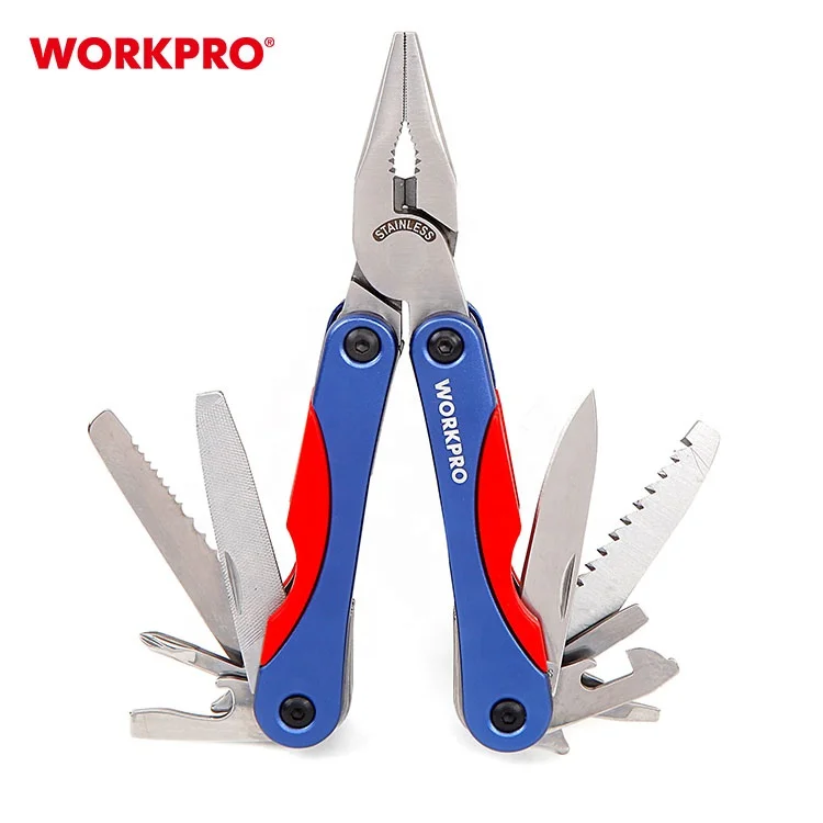 Многофункциональный инструмент WORKPRO 15 в 1 для кемпинга на природе нож снаряжение выживания многофункциональный плоскогубцы многофункциональные инструменты