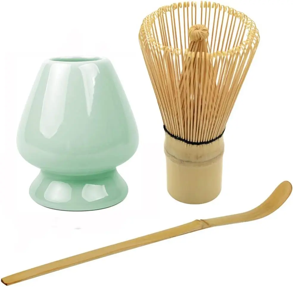 Japanese Handmade  Tea Powder Bamboo Whisk Semi-Handmade Chasen Natural Bamboo Matcha Whisk for Making and Stirring Matcha