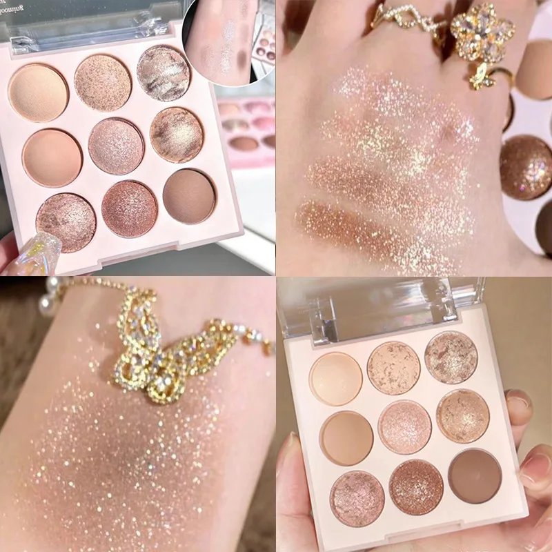 Wholesale Hot Selling High Quality Eye Shadow Popular In Europe Palette High Pigment Makeup Palette Eye Shadow Palettes