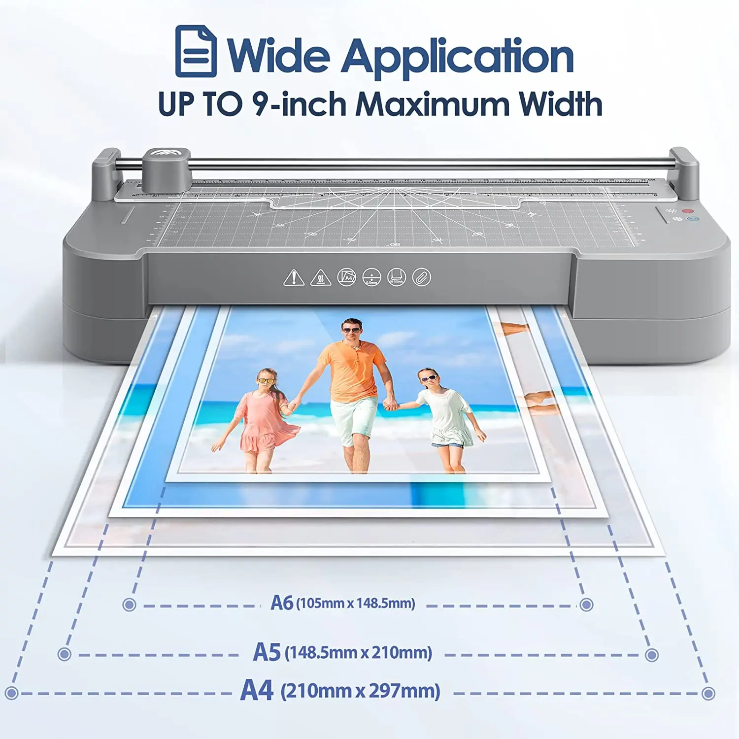 Wholesale Price A4 Cold and Hot Press Photo Card Laminating Double Sided Lamination Machine with Cutter