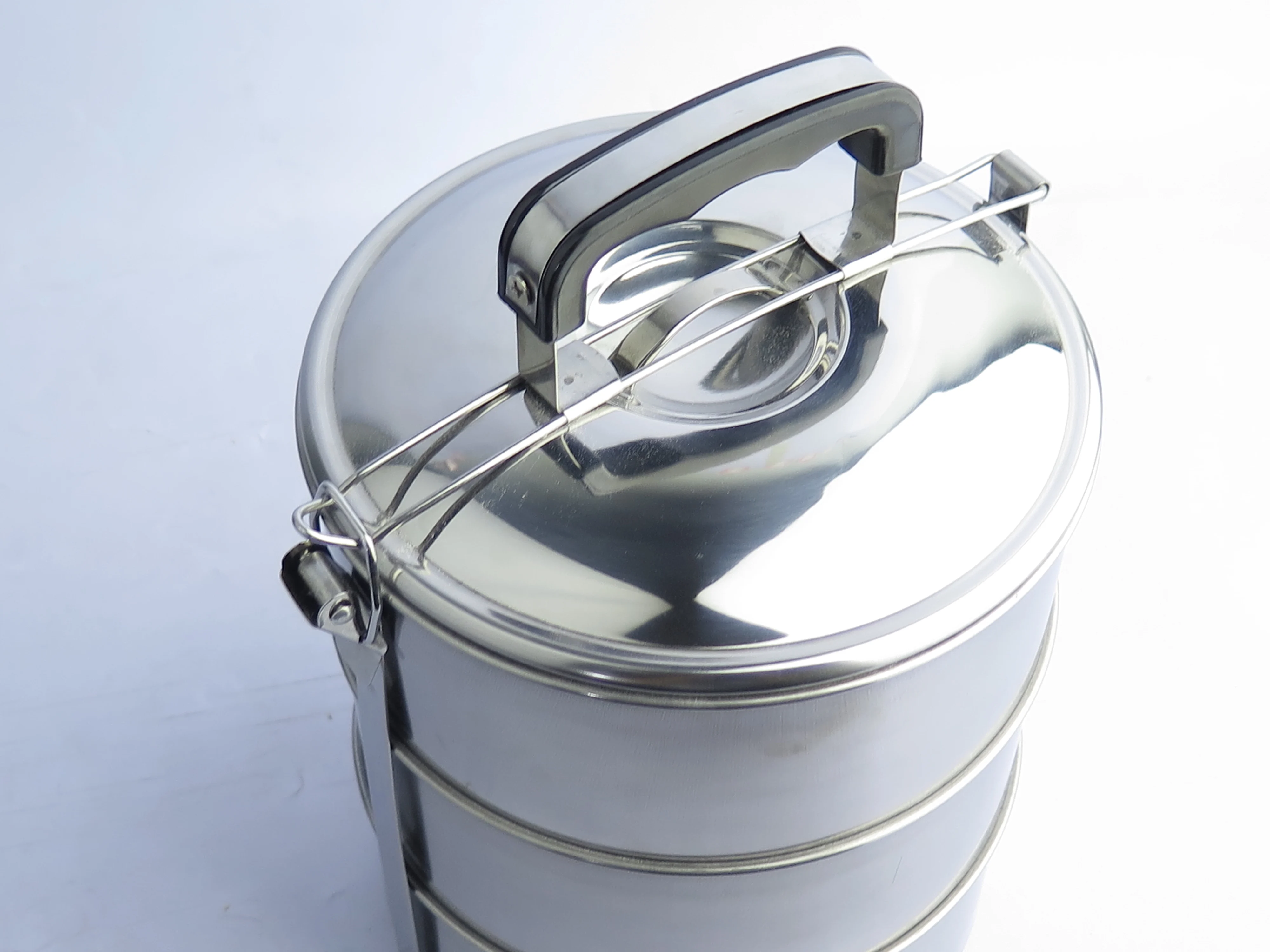 wholesale stainless steel multi layer indian tiffin 2 layers lunch box portable food carrier