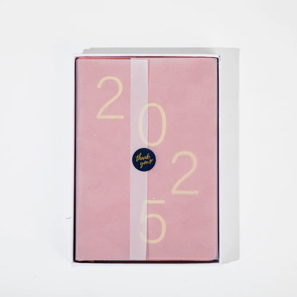 CAGIE UNIQUE DESIGN 2025 planner custom printing planner A5 hardcover journal notebook 2025 dairy daily planner