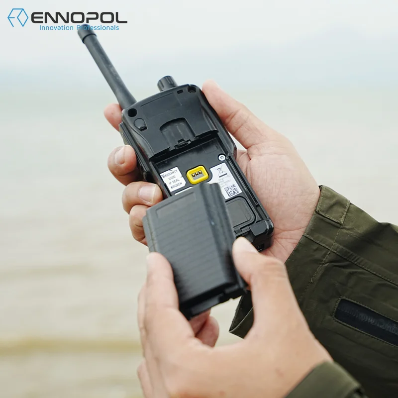 ENNOPOL Two Way Radio Dual Band Radio GPS And Type C Handheld Radio Waterproof Walkie Talkie Long Range
