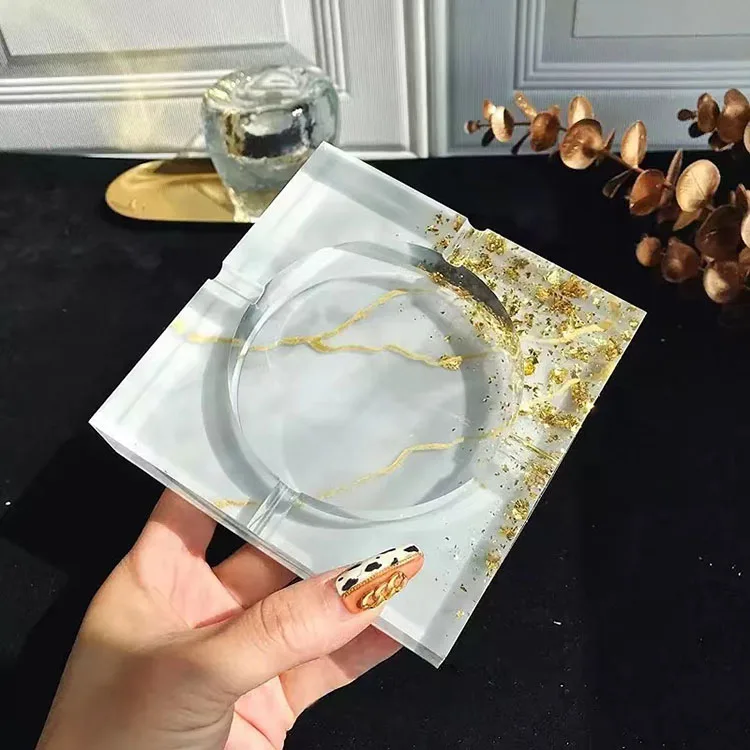 3 Different Sizes of Square Ashtray Dried Flower Resin Decorative Craft DIY Pot Base Mold Epoxy Molds for Jewelry