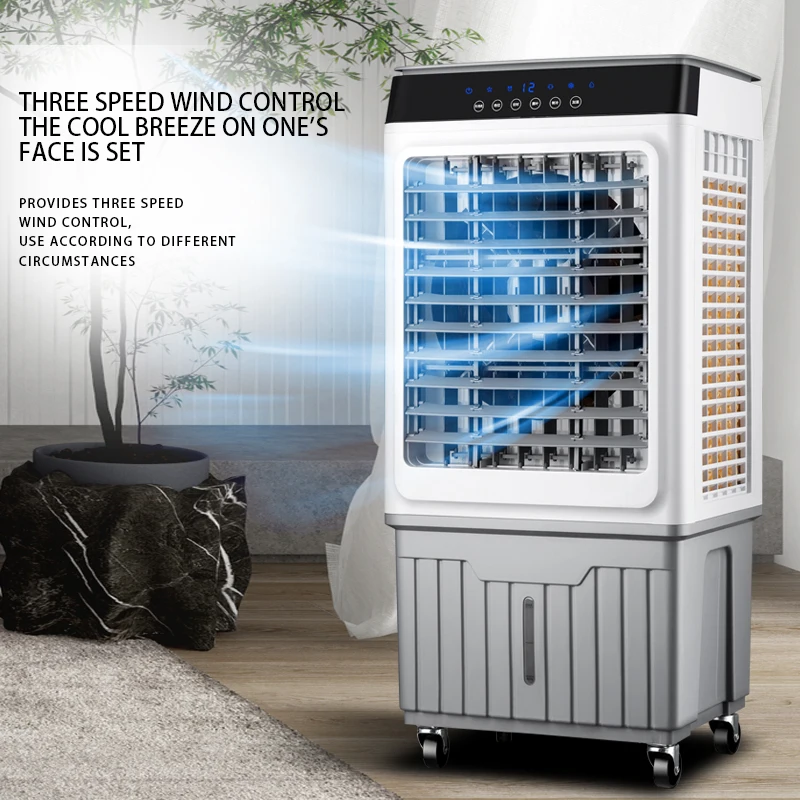 120W 6000cmh Large Cell Tower Evaporative Air Cooler Chinese Manufacturer Intelligent Remote Control Electric New Condition